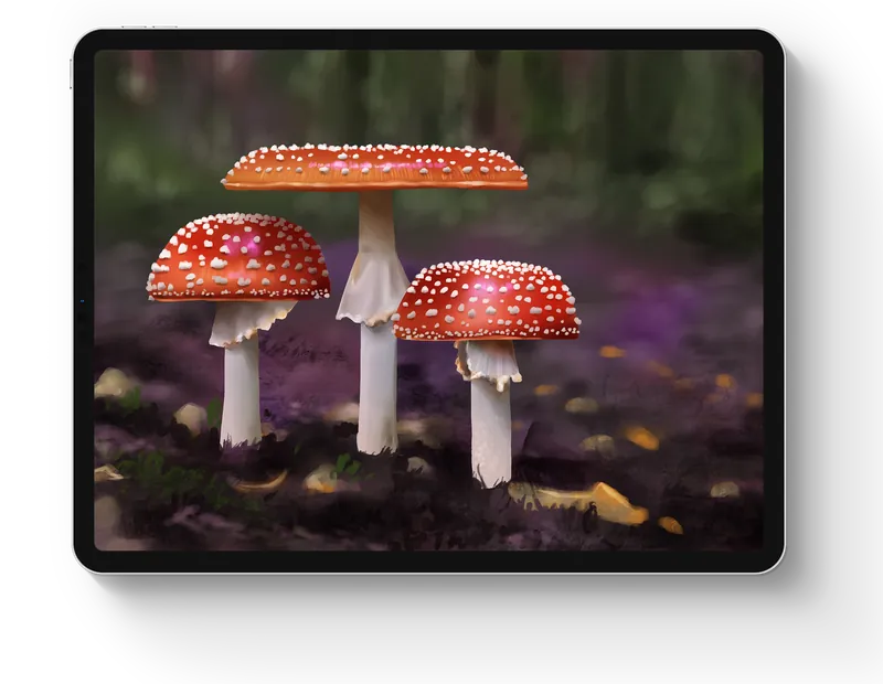 VIDEO TUTORIAL: Painting Toadstools
