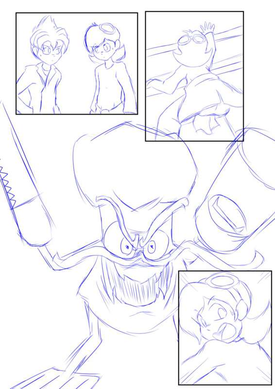 Issue 3 Pages 7 8 9 and 10 sketches