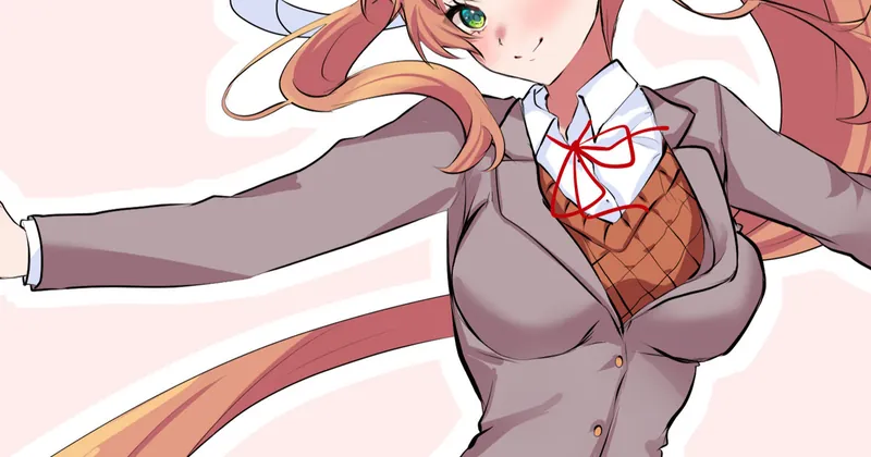 Monika Taking a Shot　【Anniversary Month!】