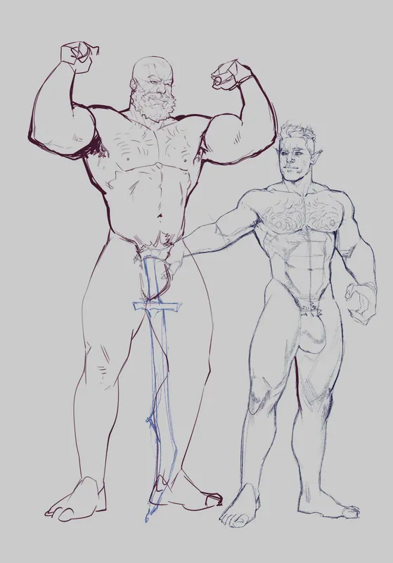 Fjord and Grog sketch