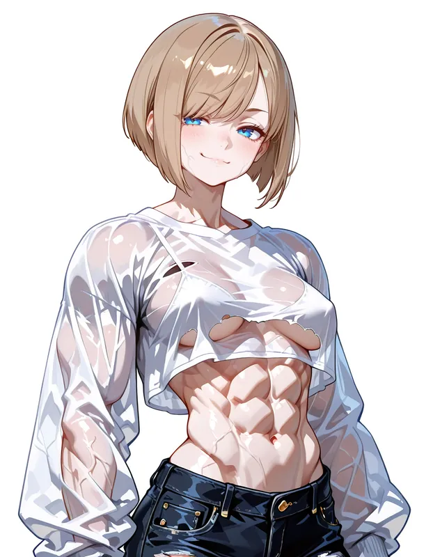 Is She Real? The Ultimate Muscle Waifu
