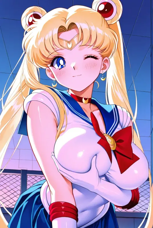 Jiggling Boobs!／セーラー戦士たちの揺れるおっぱい！