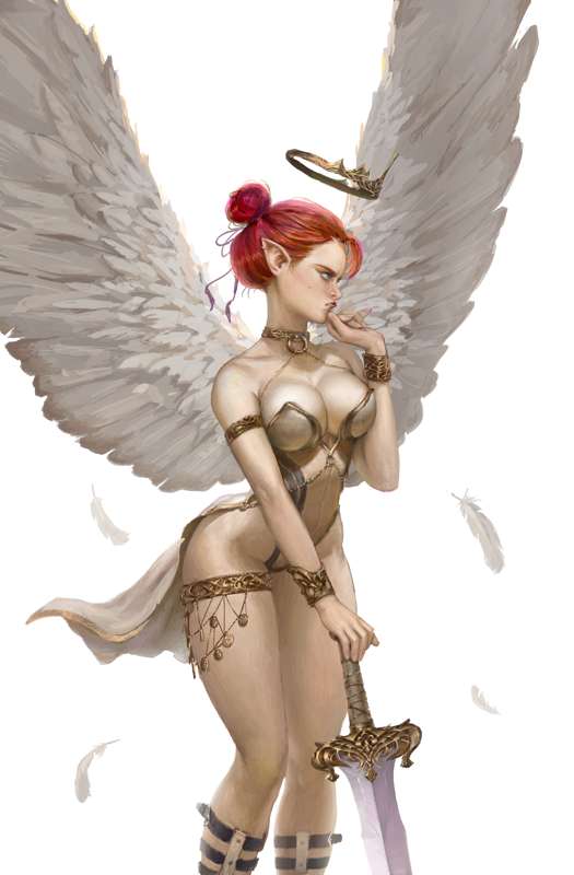 Pouty Angel WIP