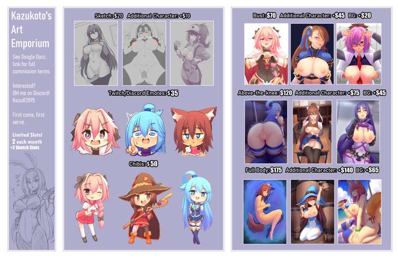 Commissions Open (2/2) Slots Full!