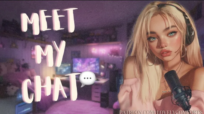 meeting my chat for the first time 🎮