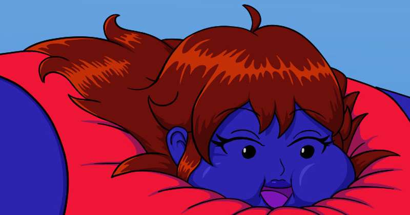 A Blue Brunette Berry Bunch