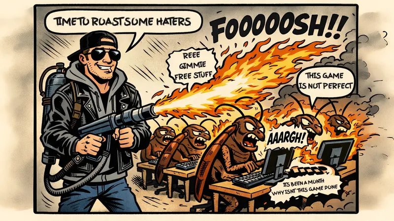 How I feel when I go on F95Zone