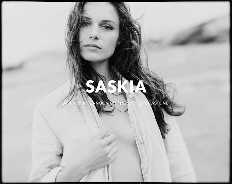 Saskia - a windy afternoon on the Sydney coastline