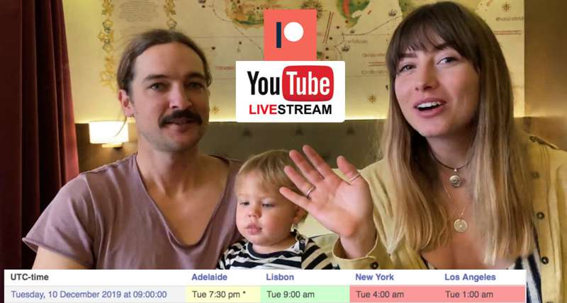 Chat with us LIVE Tuesday @9am Lisbon / London time