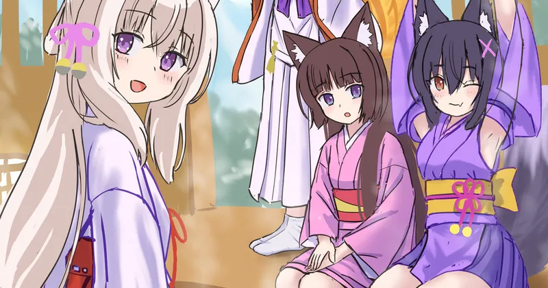 12月のイラスト カラーラフ＆半妖の作業環境お披露目？