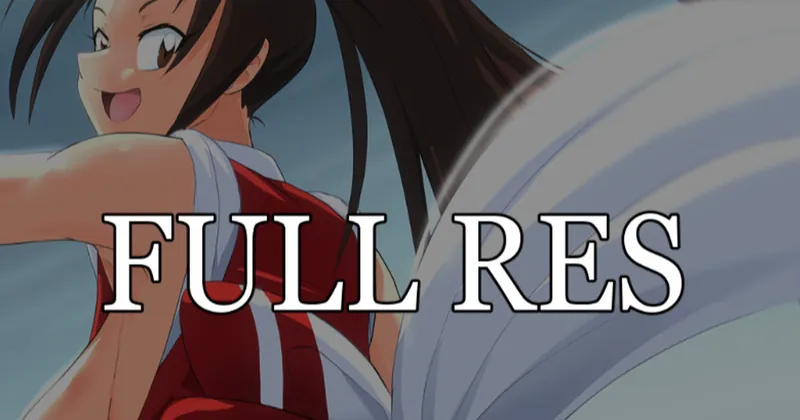不知火舞お尻最大サイズの画像 (Mai Shiranui Butt Full Resolution image)