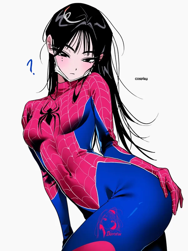 spider girl (OC, work flow)