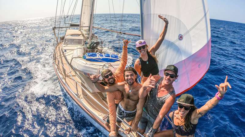 Land HO! Flores Island, Azores, Portugal! We made it! Sailing Vessel Delos Ep.249