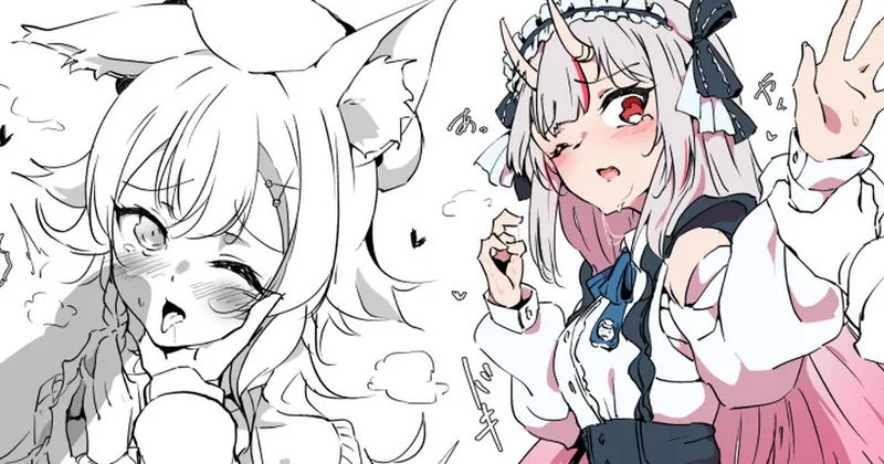 エッチな二人　お嬢とミオしゃ