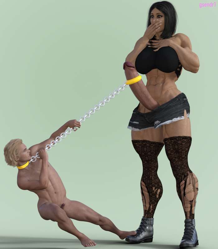 [Futa, Amazon] Pulling One's Dick
