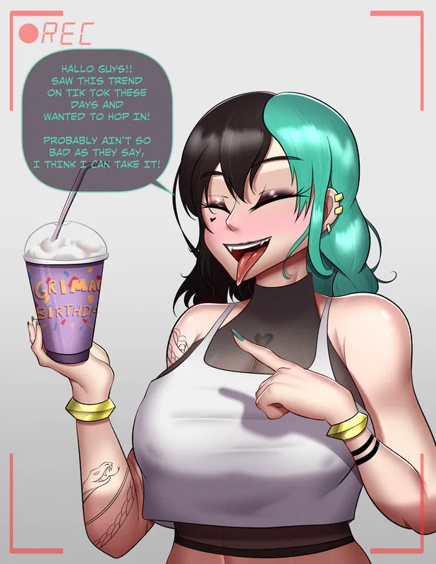 Grimace Trend [Finished Piece!]