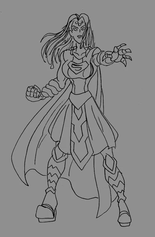 Maidens of Brainiac 4 - sketch