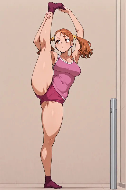 Naruko stretching😏