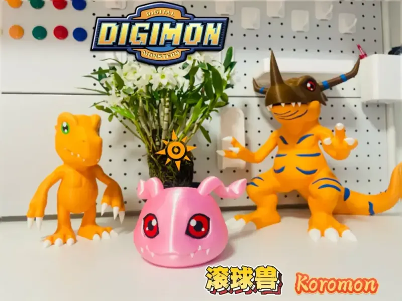 数码宝贝—滚球兽（分色组装）Koromon Digimon