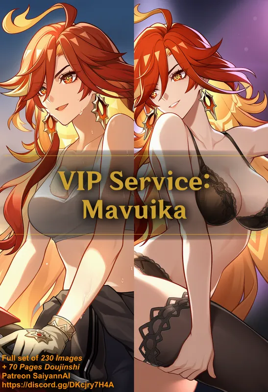 (REQUEST/DOUJINSHI) VIP Service: Mavuika - 70 pages Doujinshi + 230 Image Set