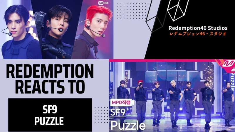 [SF9 - Puzzle] Comeback Stage | #엠카운트다운 EP.779 | Mnet 230112 방송(Redemption Reacts)