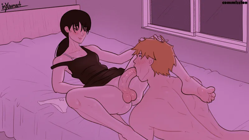 Asa & Denji - Animation Commission Scene 2 + Full Scene 