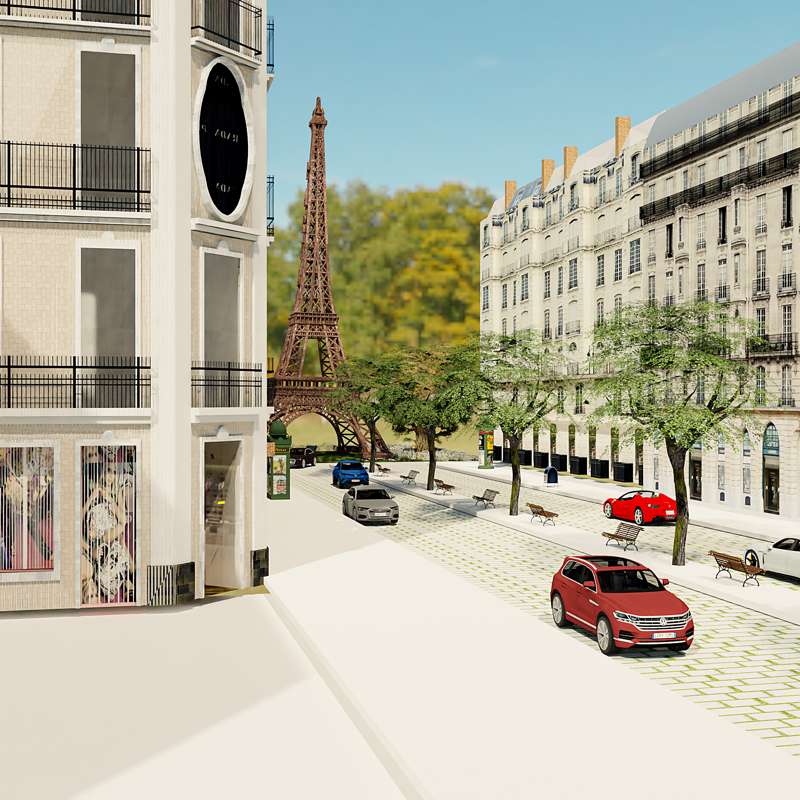 Parisian Commercial Street