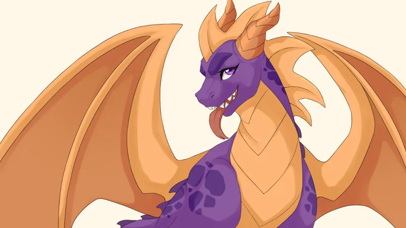 Spyro The Dragon by @smutty_pancakes