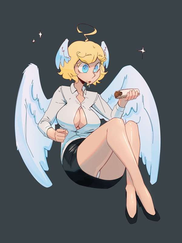 Gabi and a french taco! (SNEGOVSKI FANART!✨)