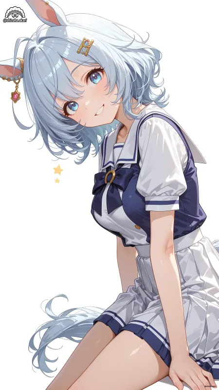 （Naughty Plan）ウマ娘コスプレ明莉（静葉１枚）動画の原画等っ💙Uma Musume cosplay Uma Musume Cosplay Akari (1 Shizuha) Original drawing of the video
