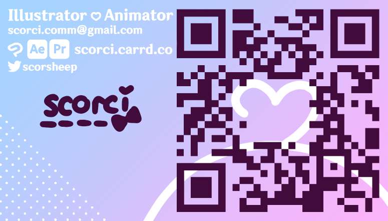 I made a lil business card :3