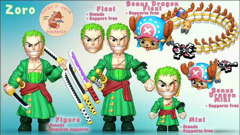Zoro Released for July Members!