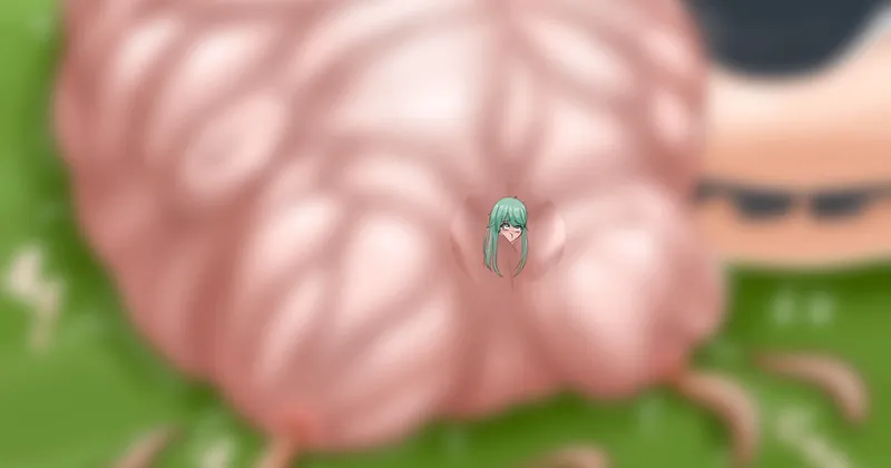 肥大魔法とナメクジ魔法をかけられてしまう女の子たち