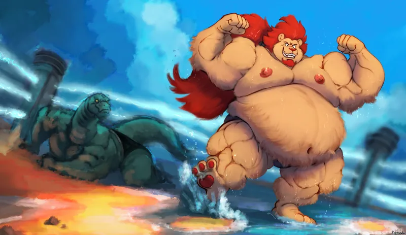 Kaiju wrestling