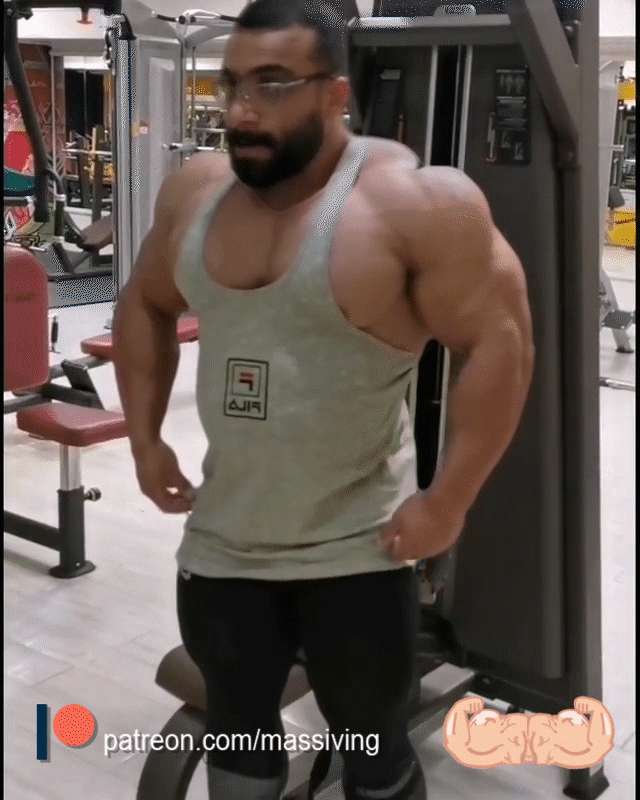 Growth hitting in the middle of the gym.