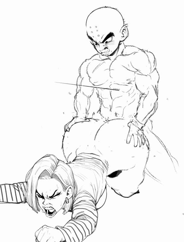 Thanks for 100 patrons! (Android 18 and krillin animation)