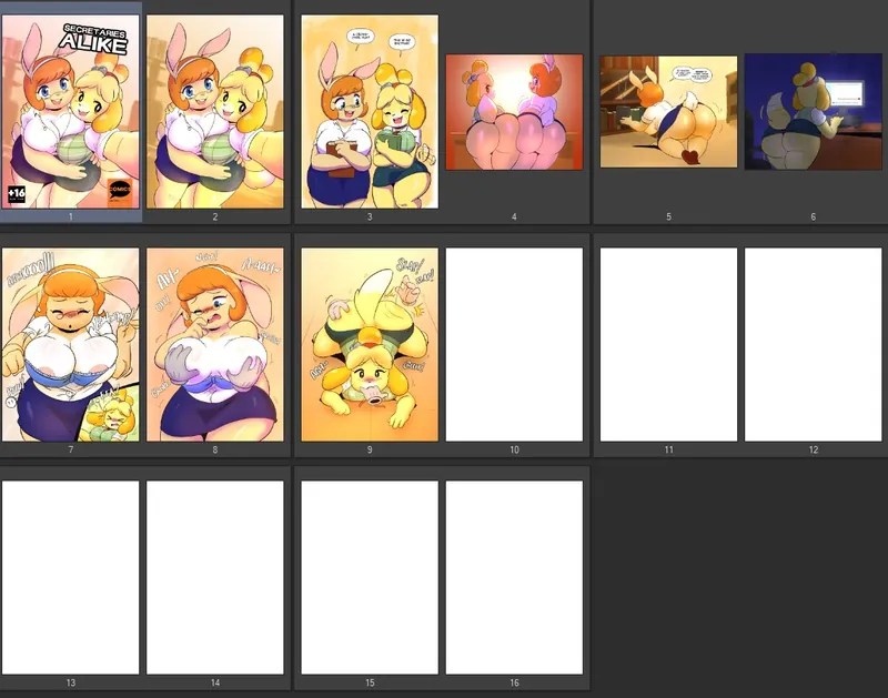 Secretaries Alike - Half way done :3