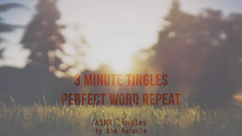 Perfect - 3 Minute tingles