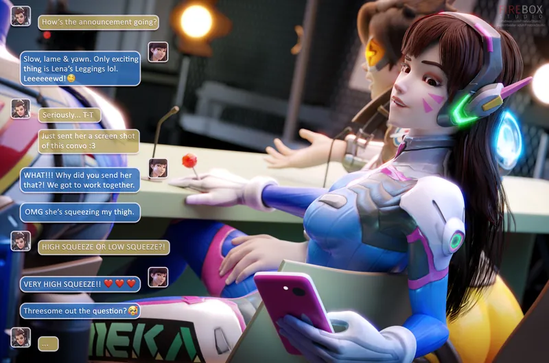 'Pleeeease Say Yes?!' - D.Va Begging Brigitte