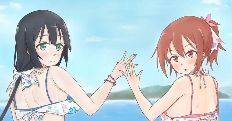ゆうみも水着+全裸放尿