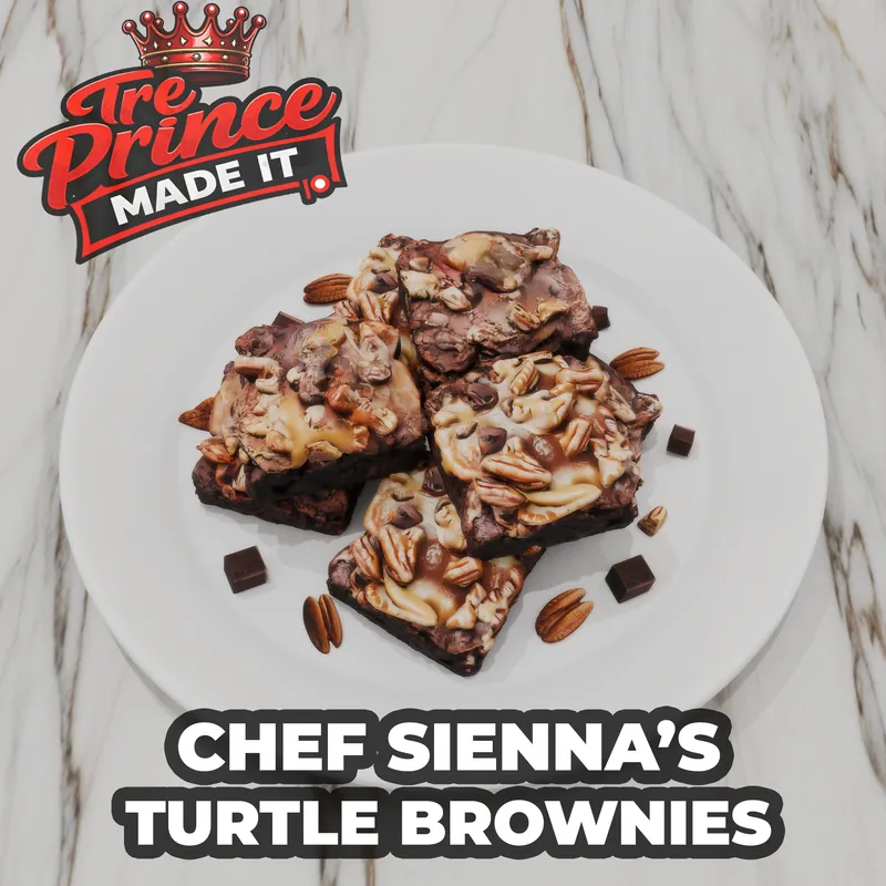 🍫CHEF SIENNA’S SWEET TREATS: TURTLE BROWNIES (DROP 6)