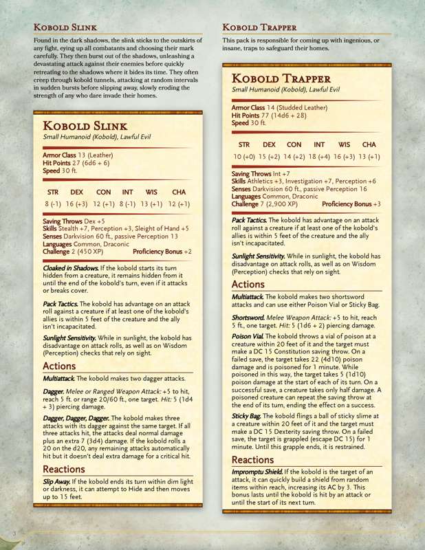 Kobold Treatise [Monster Thursday]