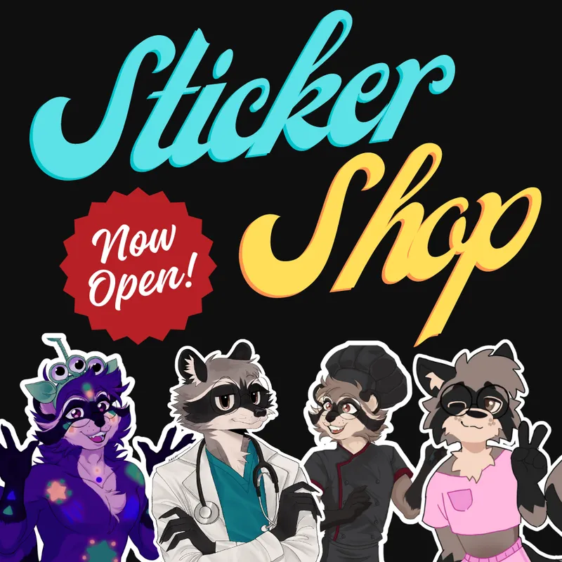 The Sticker Shop is now open!