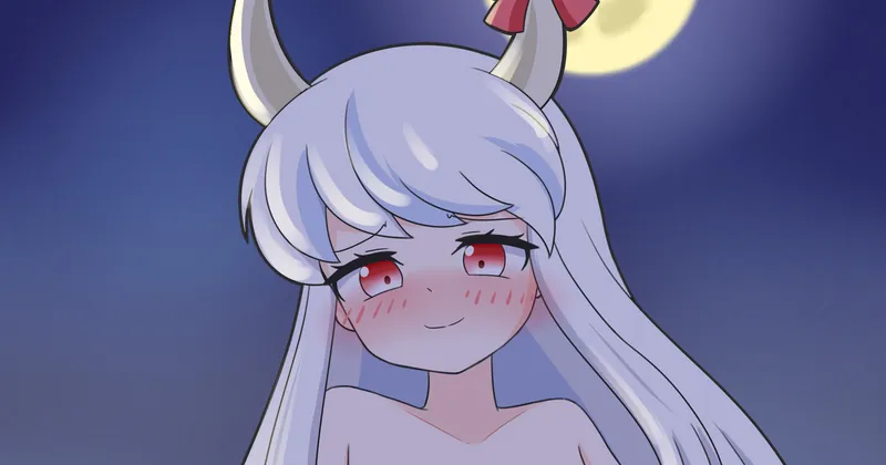 ビキニの上白沢慧音【おまけ♡】