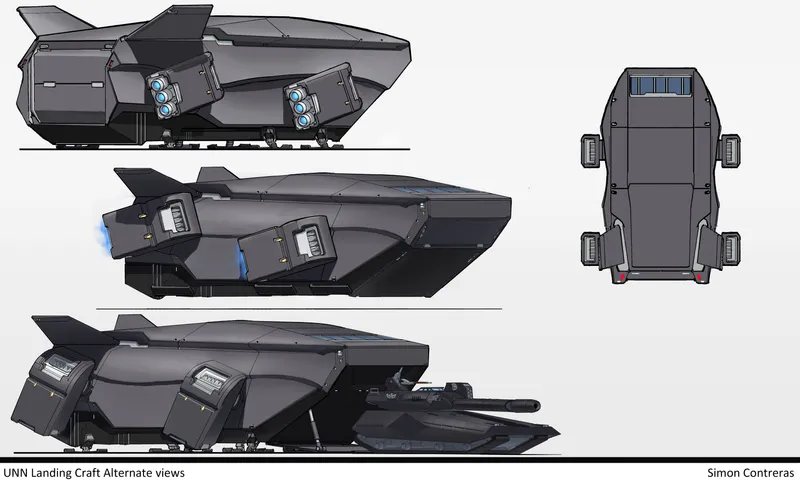 Wombat Landing Craft Concept Art