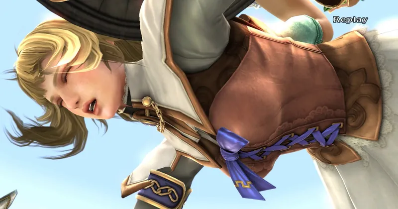 Pyrrha Ryona+Down Motion Fullbitrate 50bit+Uncut Stomp Move