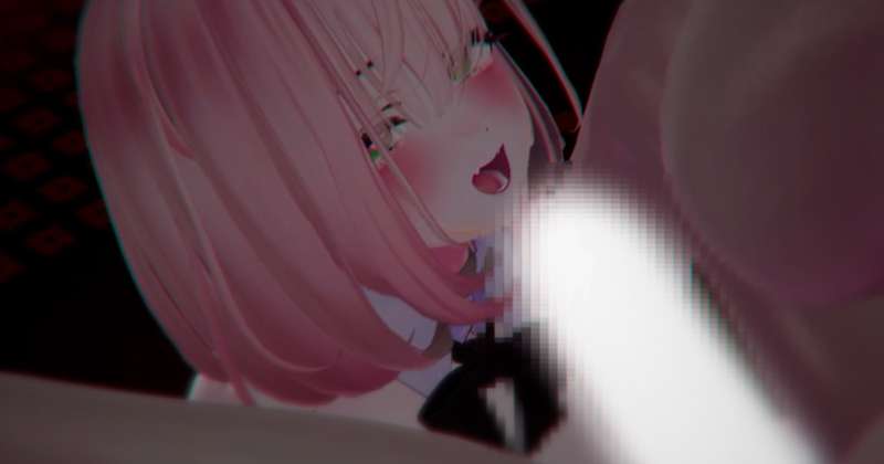 ホテルで口掃除してくれるバニーガール ♥️