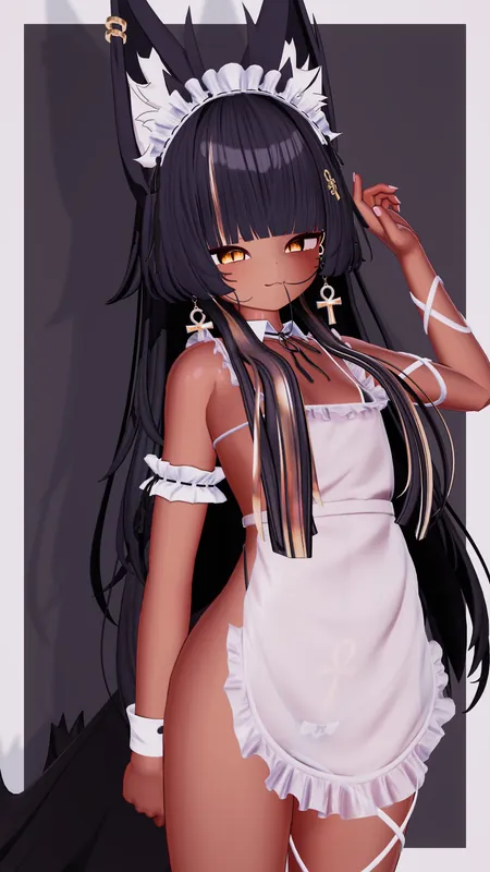 【VRC Picture】🔞🌸Apron Bikini🦊☕🌸