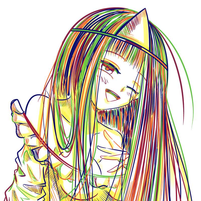 Oh My Ghost New Colorful Illustration Weee~ <3