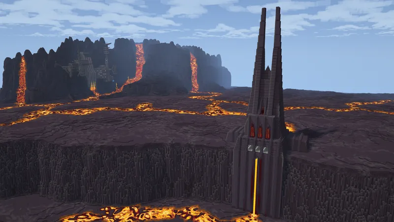 Mustafar Diorama